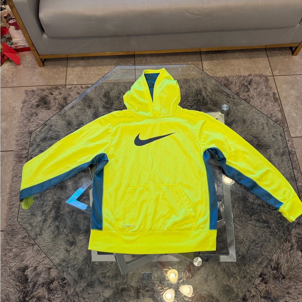 Nike Therma-Fit Youth Hooded Sweatshirt Pullover Size XL #A315